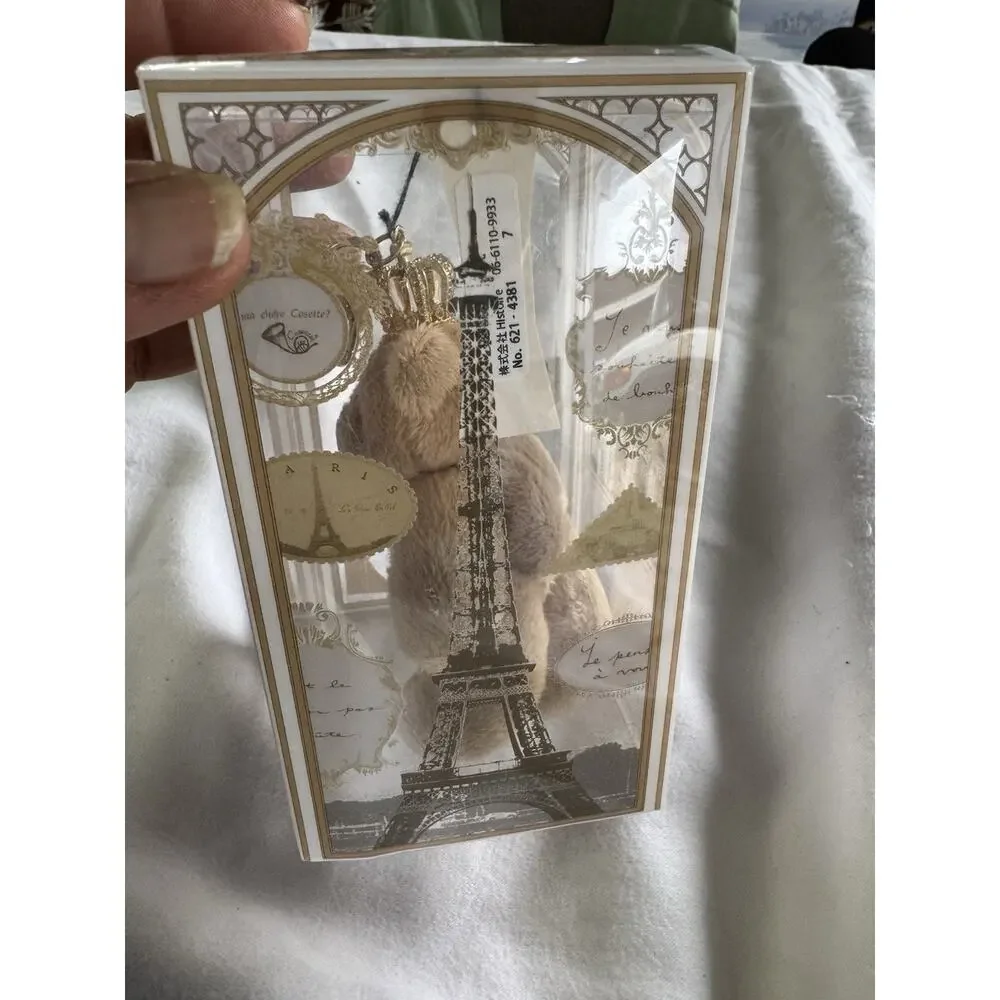 Key Chain Teddy Bear “ma chere Cosette” In Box Paris